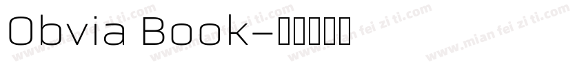 Obvia Book字体转换